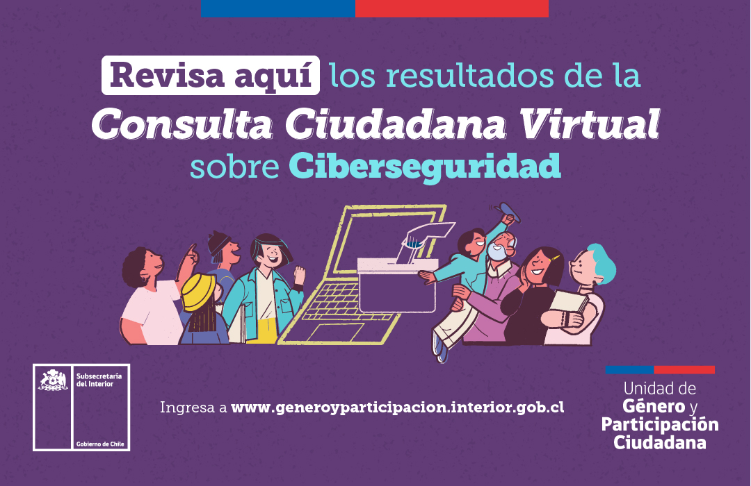Resultados Primera Consulta Ciudadana  de la Subsecretaría del Interior sobre Ciberseguridad