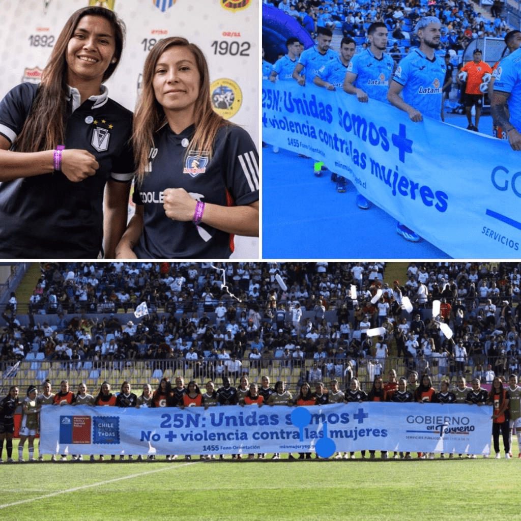 El fútbol se une en el día Internacional de la Eliminación de la Violencia contra la Mujer