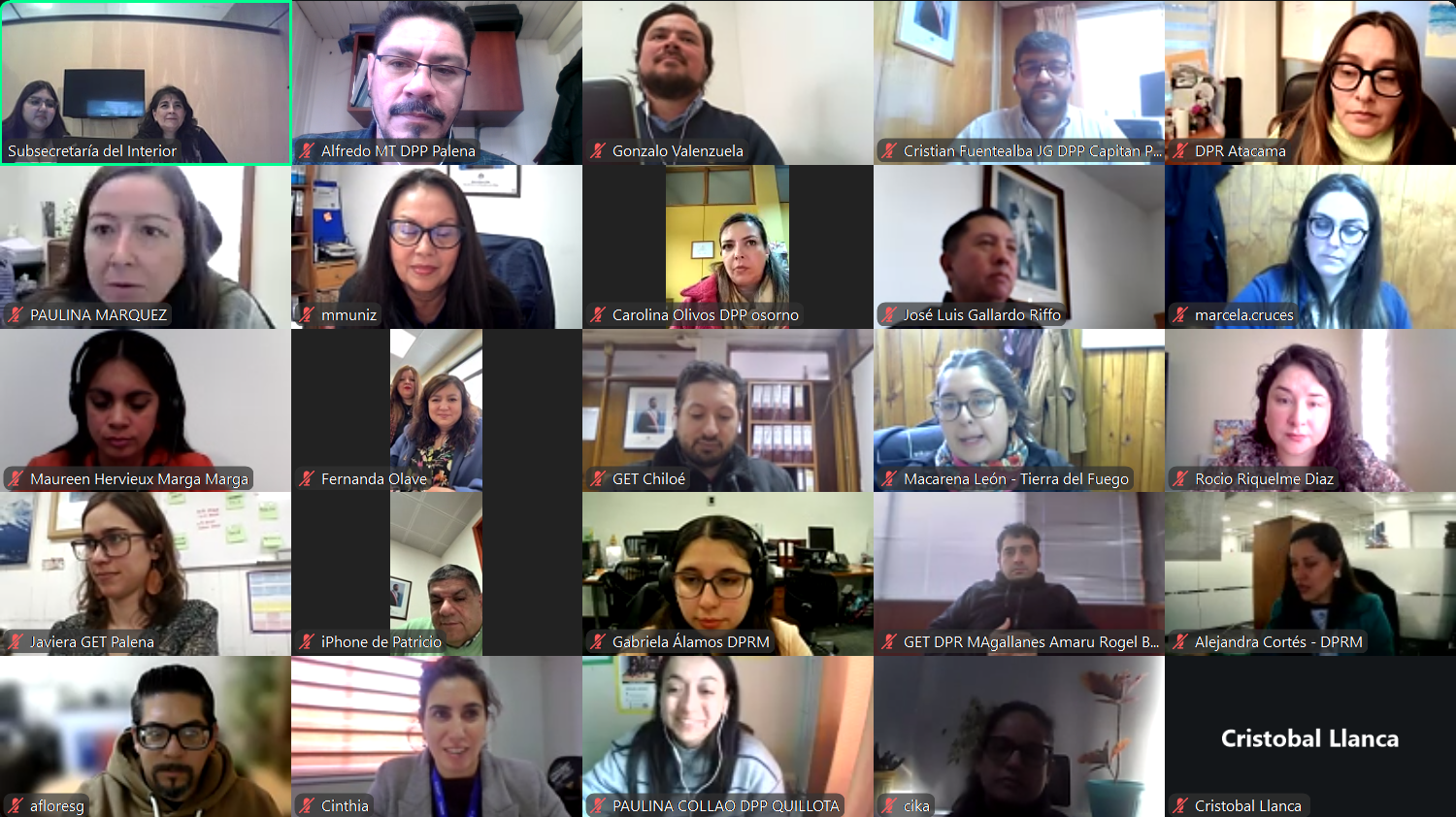 Reuniones informativas con Delegaciones Presidenciales Regionales y Provinciales para la inscripción de organizaciones sociales COSOC 2025-2028